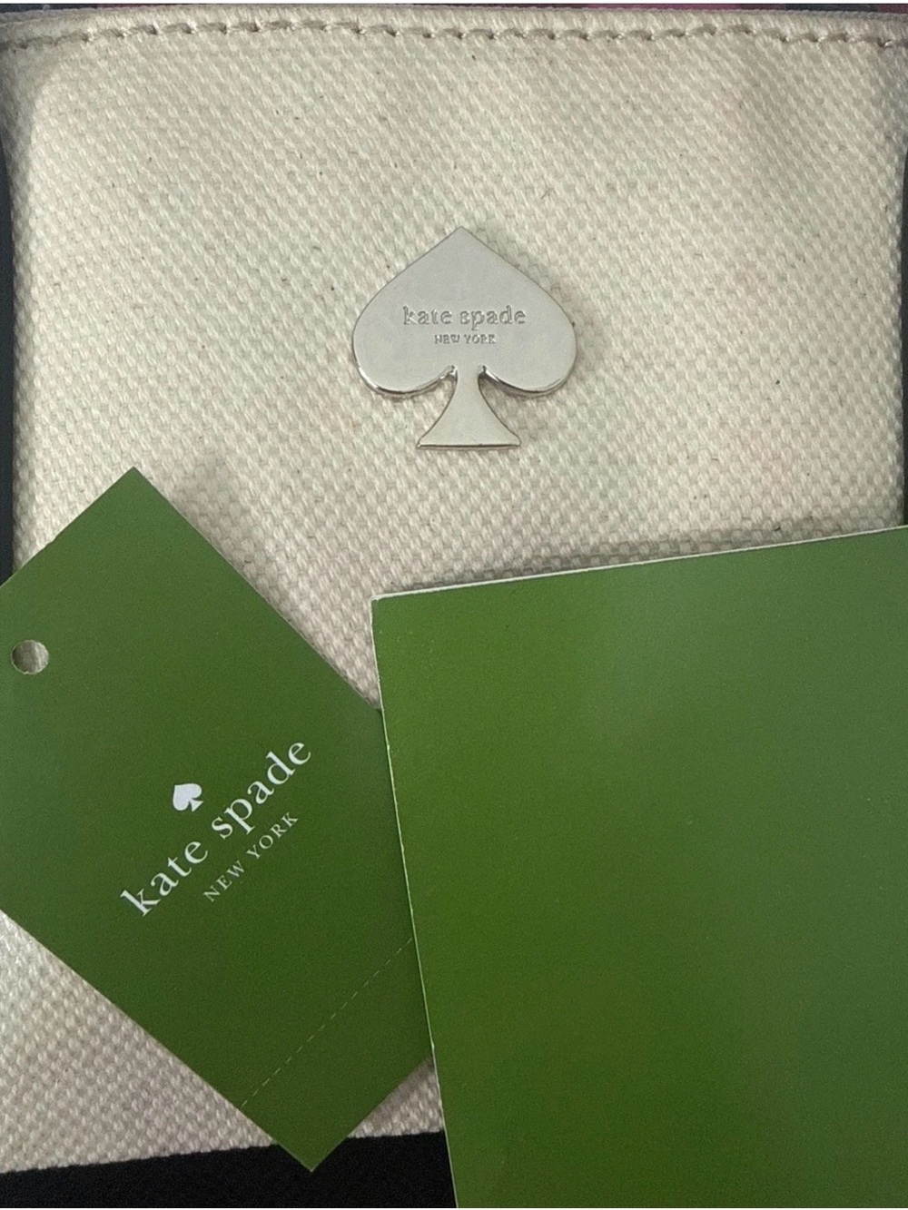 Kate Spade Cream & Black Satchel Crossbody Bag - Picture 10 of 11